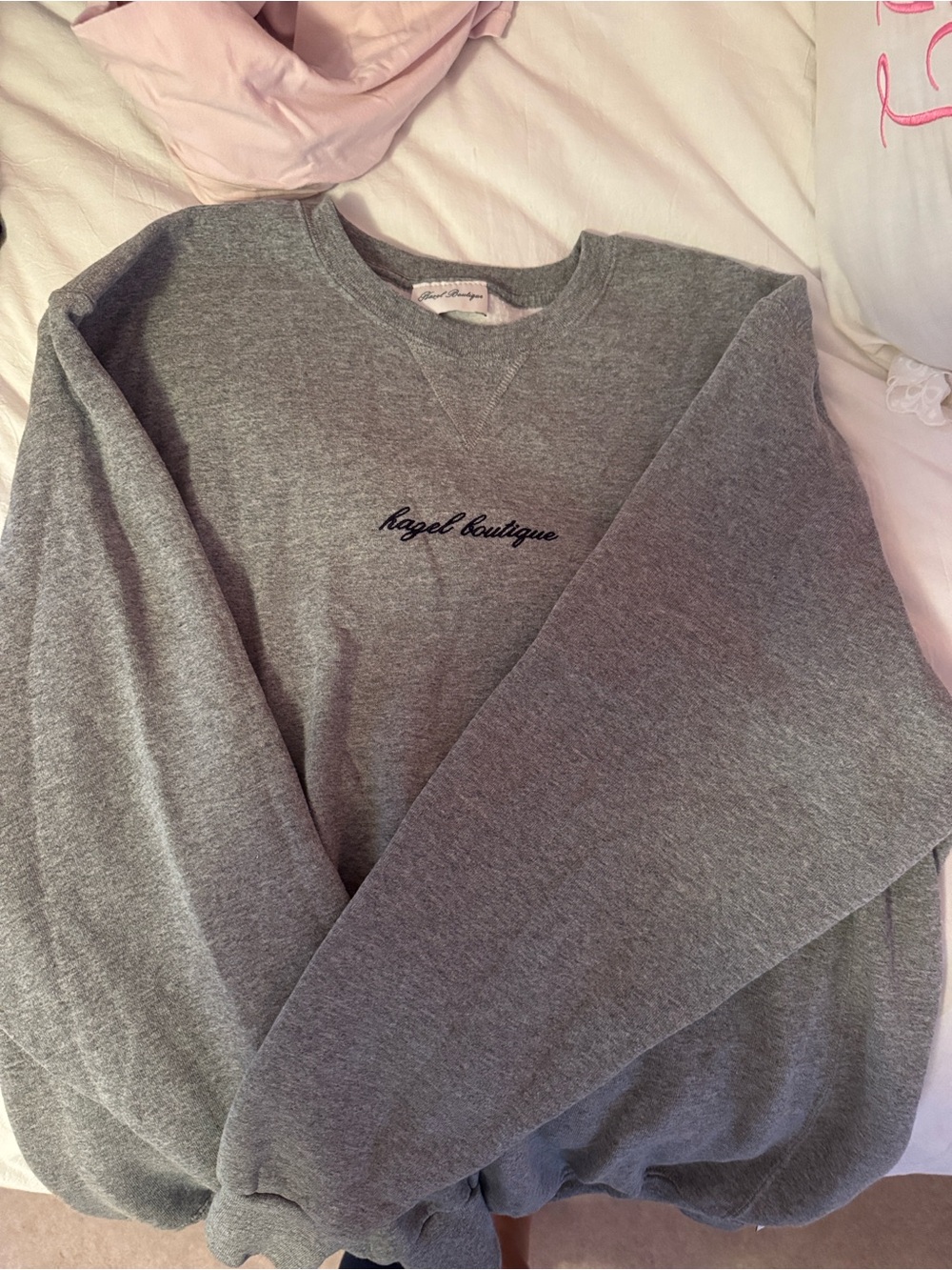 Hazel Crewneck Sweater - Gray